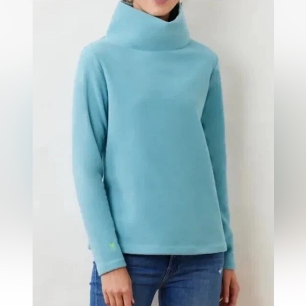Dudley Stephens Cobble Hill Turtleneck Teal 2XL